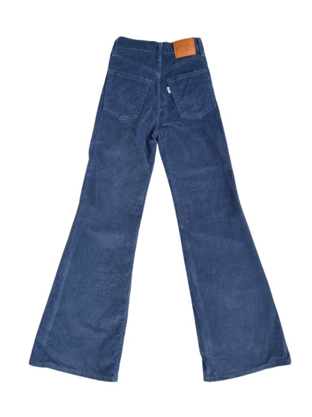 Levi's Premium Ribcage Corduroy Pants - High Rise Wide Leg, Size 23 - Picture 2 of 7